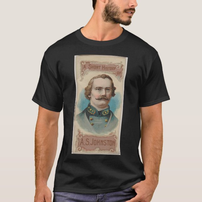 Camiseta Breve historia del general Albert Sydney Johnston (Anverso)