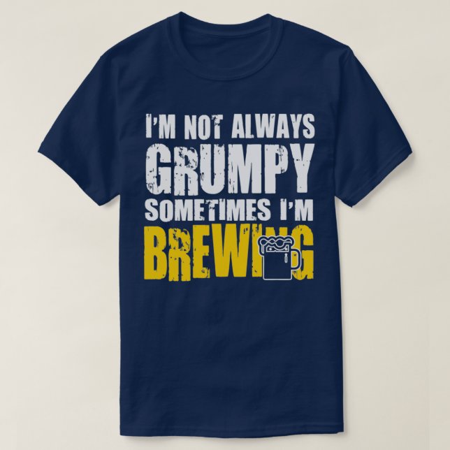 Camiseta Breve Lover Funny Gift Brewers Diseño T (Diseño del anverso)