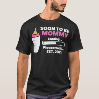 Camiseta Breve Para Ser Mami Est 2021 Embarazo Revela Mami 