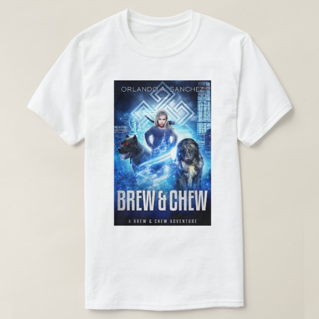 Camiseta Brew & Chew (Diseño del anverso)