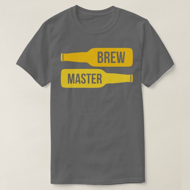 Camiseta Brew Master Head Brewer Home Brewer (Diseño del anverso)