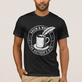 Camiseta Brew & Write - La cita del autor