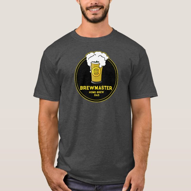 Camiseta Brewmaster Beer casa-brew Dad T-Shirt (Anverso)