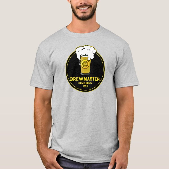 Camiseta Brewmaster Beer casa-brew papá (Anverso)