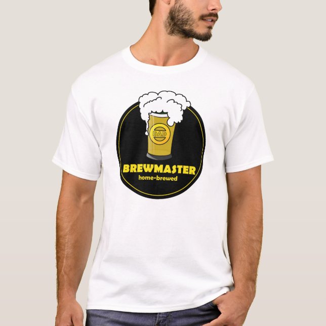 Camiseta Brewmaster Beer papá hecho en casa (Anverso)