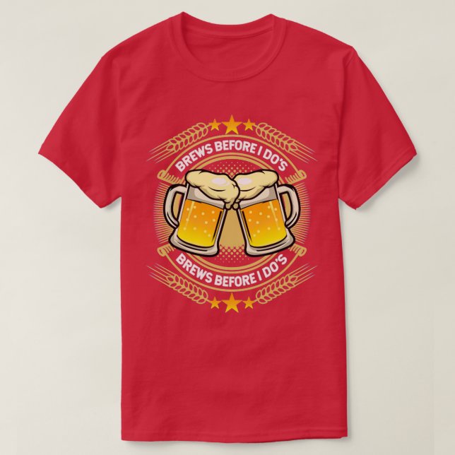 Camiseta Brews Before I Dos (Diseño del anverso)