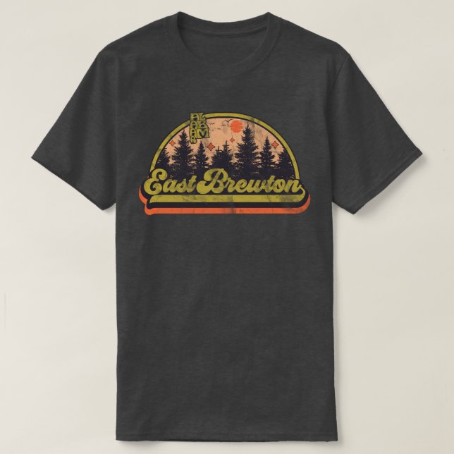 Camiseta Brewton Oriental, Alabama (Diseño del anverso)