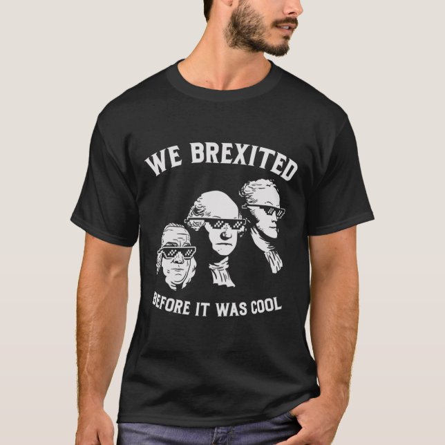 Camiseta Brexit Antes De Que Fuera Guay Washington Hamilton (Anverso)