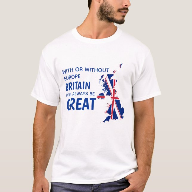CAMISETA BREXIT GRAN BRETAÑA EUROPA (Anverso)