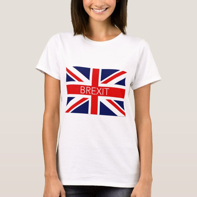 CAMISETA BREXIT UNION JACK - IMAGEN DE ALTA CALIDAD (Anverso)