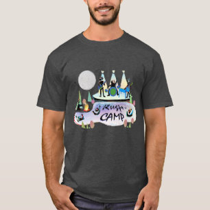 Camiseta Brezo oscuro básico RushCamp del carbón de leña