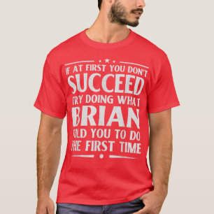 Camiseta Brian Funny Nacimiento Chiste Nombre Personalizado