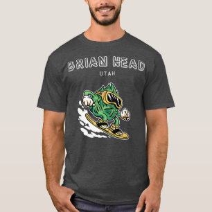 Camiseta Brian Head Utah Funny Snowboarding Beer Hops