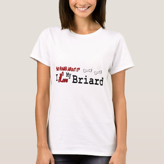 Camiseta Briard Lovers Gifts (Anverso)