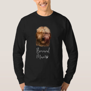 Camiseta Briard Mom Cute Puppy Perro Dueño Briard Dog