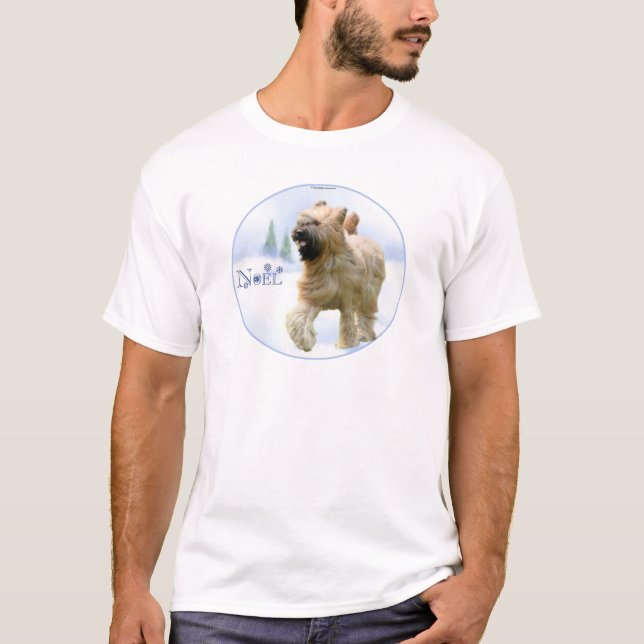 Camiseta Briard Noel (Anverso)