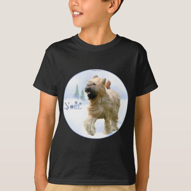 Camiseta Briard Noel (Anverso)