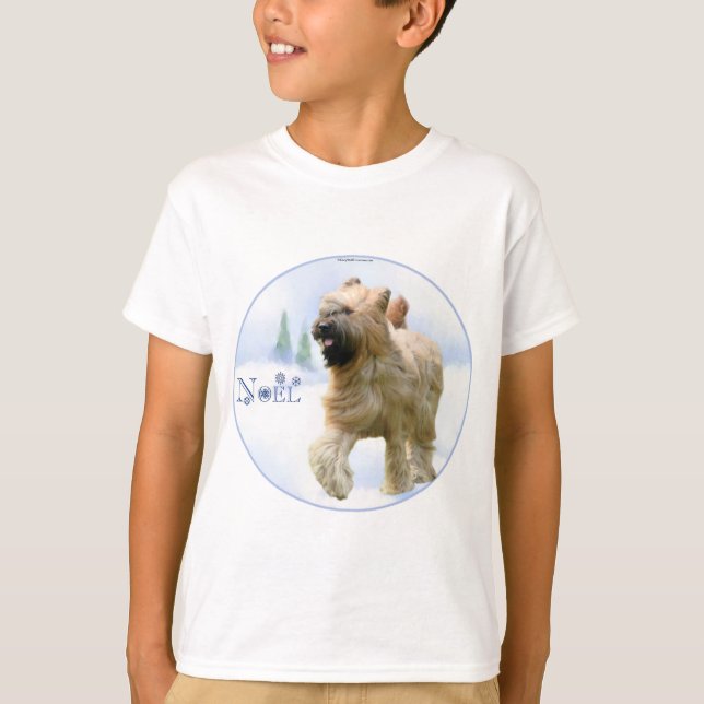 Camiseta Briard Noel (Anverso)