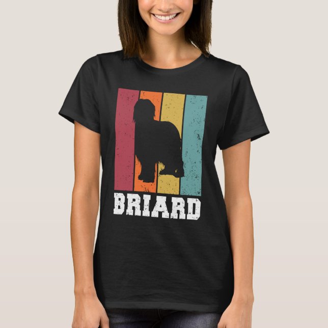 Camiseta Briard Vintage  1 (Anverso)