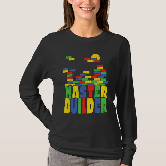 Camiseta Brick Builder  Blocks Master Builder (Anverso)