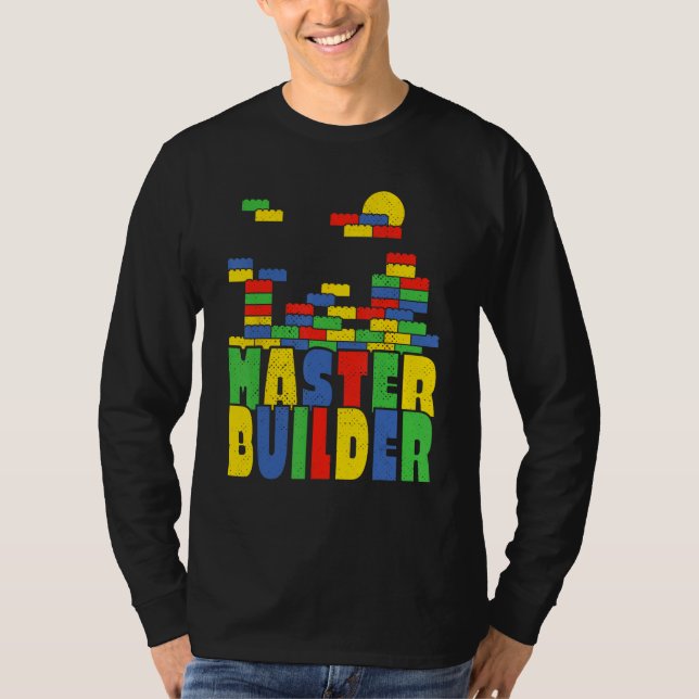 Camiseta Brick Builder  Blocks Master Builder (Anverso)