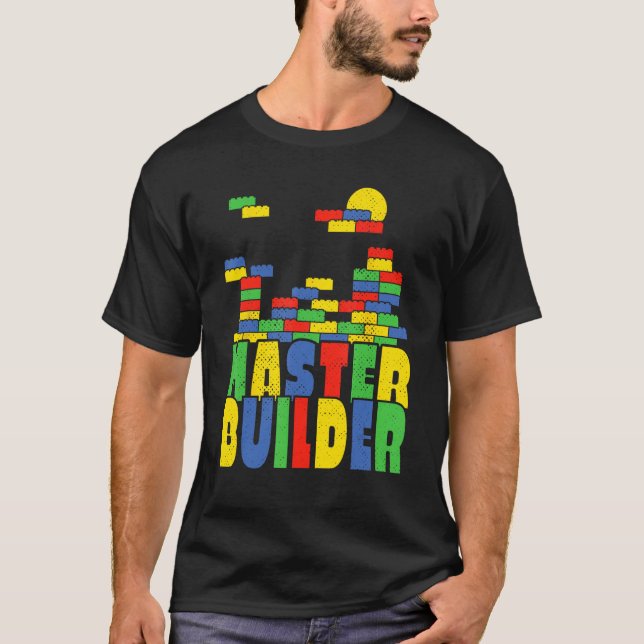 Camiseta Brick Builder  Blocks Master Builder (Anverso)