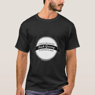 Camiseta Brick Grocery Sandwich Shop Hecho Con Amor