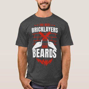 Camiseta Brick Mason Beard Gift