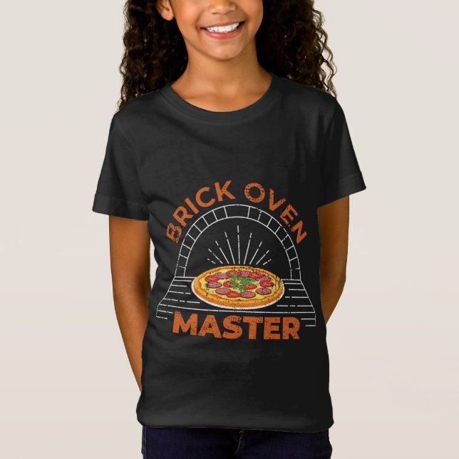 Camiseta Brick Oven Master Pizza Italiana Baker Chef Food L (Anverso)