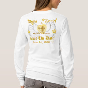 Camiseta Bridal Angel Maid Of Honor T-Shirt-Personalizar