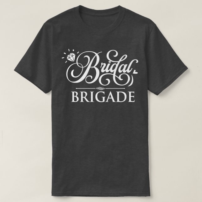 Camiseta Bridal Brigade  (Diseño del anverso)
