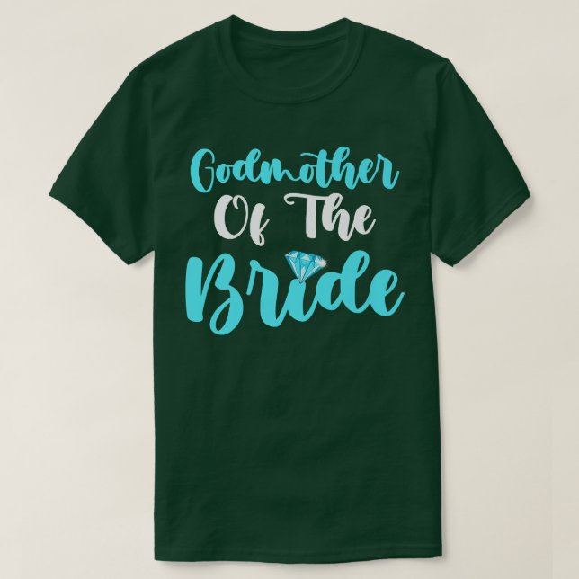 Camiseta Bridal Party Wedding for Bride Godmother  (Diseño del anverso)