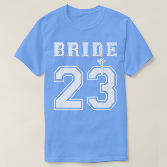 Camiseta Bride 2023 Engagement Bridal Shower Proposal Match (Diseño del anverso)