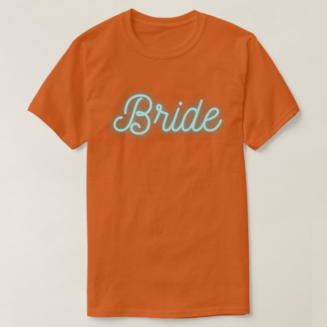 Camiseta Bride 80s 90s Retro Bridal Bachelorette Party Pres (Diseño del anverso)