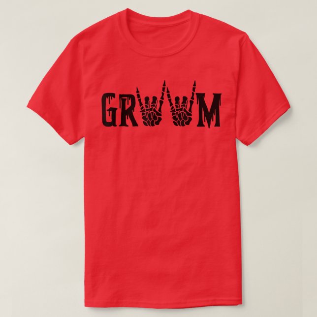 Camiseta Bride andor Groom Boda de Halloween participa dive (Diseño del anverso)