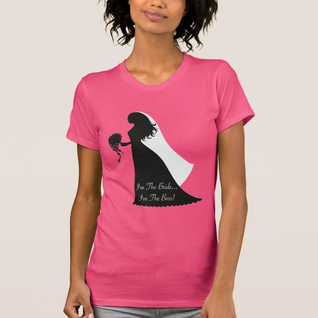 Camiseta Bride Boss Silhouette (Anverso)
