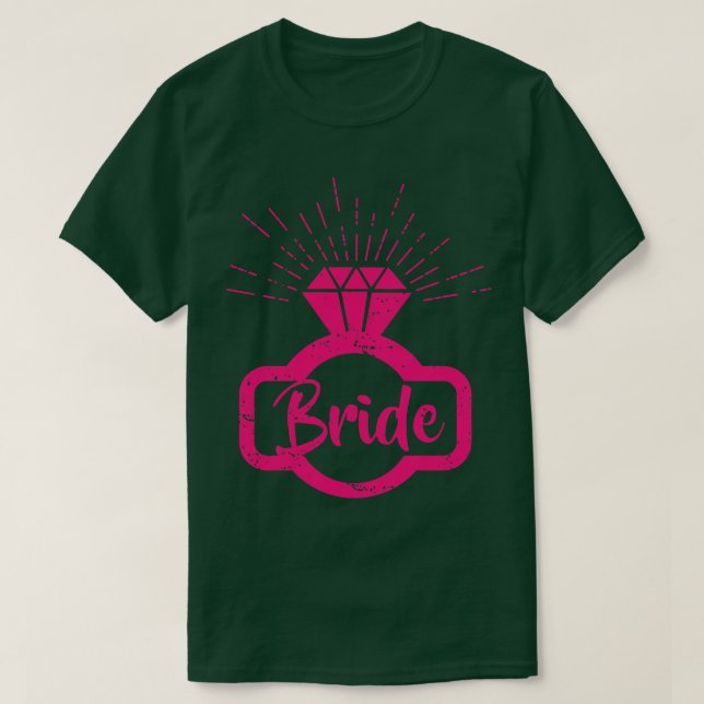 Camiseta Bride Diamond Ring Ping Molesto Regalo Vintage (Diseño del anverso)