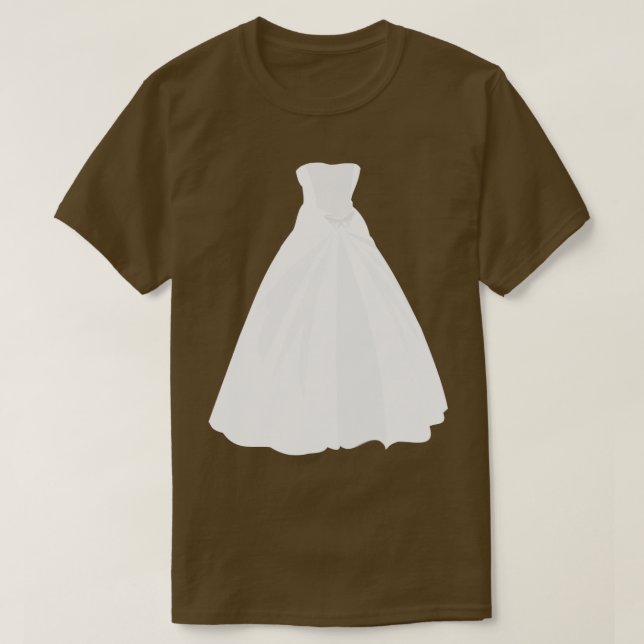 Camiseta Bride Dress Bachelor Party Wedding (Diseño del anverso)