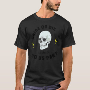 Camiseta Bride Engagement Compromete a Ilustracion Saying B