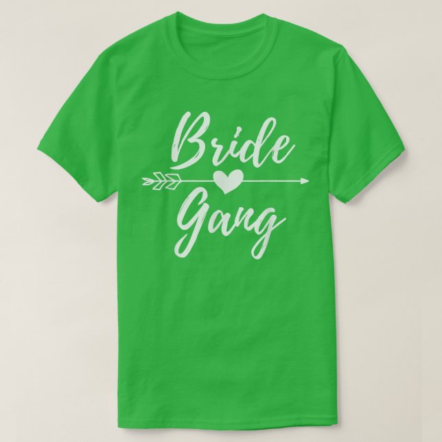 Camiseta Bride Gang Cute Coincidiendo Con La Bachelorette P (Diseño del anverso)