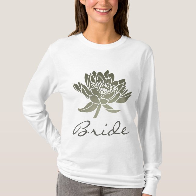 CAMISETA BRIDE GLAMOROS SILVER LOTUS FLOTE (Anverso)