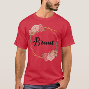 Camiseta Bride Hen Party Floral Wreath Team Bride Marriage 