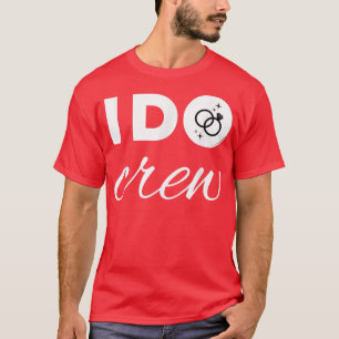 Camiseta Bride I Do Crew Retro Bachelorette Funny Hen Party