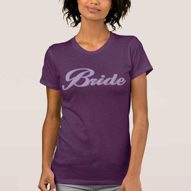 Camiseta Bride-Lavender (Anverso)