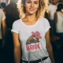 Bride Retro Sloth Groovy Nombre personalizado Bach