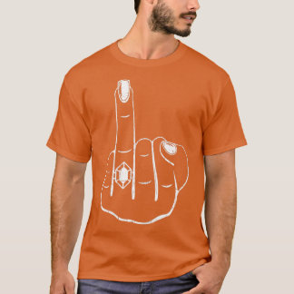 Camiseta Bride Ring Funny Boda se casó con soltera