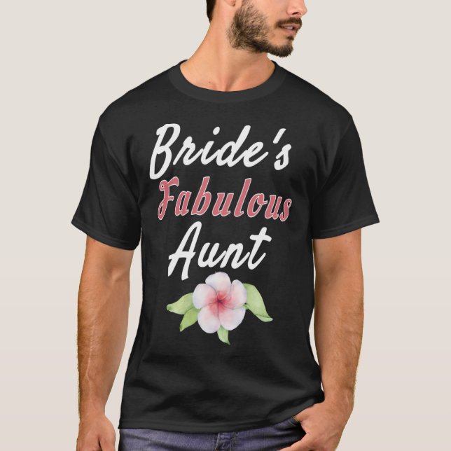 Camiseta Bride s Fabulous Aunt (Anverso)