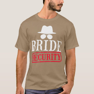 Camiseta Bride Security Maid Of Honor Wedding Bachelorette 