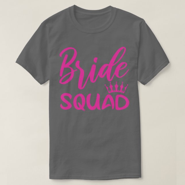 Camiseta Bride Squad Bridal Shower Fiesta Boda 104 (Diseño del anverso)