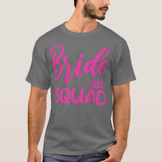 Camiseta Bride Squad Bridal Shower Fiesta Boda 104
